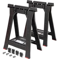 Qbrick System - Werkstattbock Set + Custom Connect 2 Stück 580 x 770 mm 350 kg von QBRICK SYSTEM