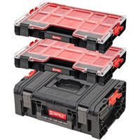 Qbrick System - Werkzeugkasten Set pro Technician Case 2.0 450 x 332 x 171 mm 12 l IP54 + 2x pro 200 Organizer 452 x 358 x 79 mm 6 l IP54 von QBRICK SYSTEM