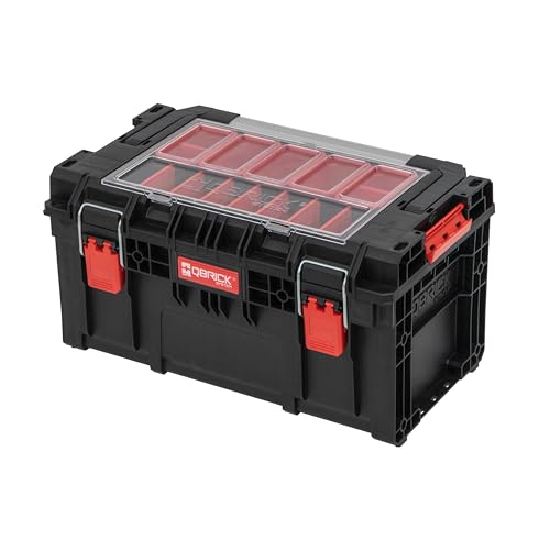 Qbrick System Werkzeugkoffer Prime Toolbox 250 Expert Black Werkzeugkasten mit 7 Behälter Robust IP66 50 kg Tragkraft 120 kg Belastbar Modular Qbrick System Werkzeugkoffer Prime Toolbox 250 Expert Black Werkzeugkasten mit 7 Behälter Robust IP66 50 kg Tragkraft 120 kg Belastbar Modular von QBRICK SYSTEM