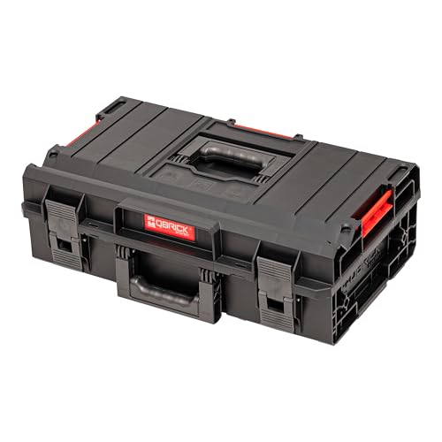 Qbrick System Werkzeugkoffer Werkzeugkasten Leer Werkzeugkiste Box Behälter ONE 200 2.0 Vario Schwarz 585x 385 x 171 mm von QBRICK SYSTEM