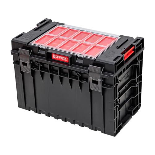 Qbrick System Werkzeugkoffer Werkzeugkasten Leer Werkzeugkiste Box Behälter ONE 450 2.0 Expert Schwarz 585 x 385 x 420 mm von QBRICK SYSTEM