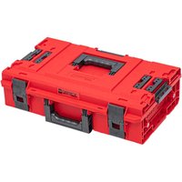 Qbrick - System one 200 2.0 Vario red ultra hd Custom Werkzeugkoffer modularer Organizer 585 x 385 x 190 mm 15,4 l stapelbar IP66 von QBRICK