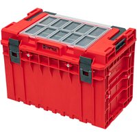 System one 450 2.0 Expert red ultra hd Custom Werkzeugkoffer modularer Organizer 585 x 385 x 420 mm 52 l stapelbar IP66 - Qbrick von QBRICK