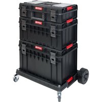 Qbrick System - one Werkzeugwagen 4 in 1 Set 200 2.0 Profi + 350 2.0 Profi + 450 2.0 Profi Werkzeugkoffer + Transport Platform von QBRICK SYSTEM