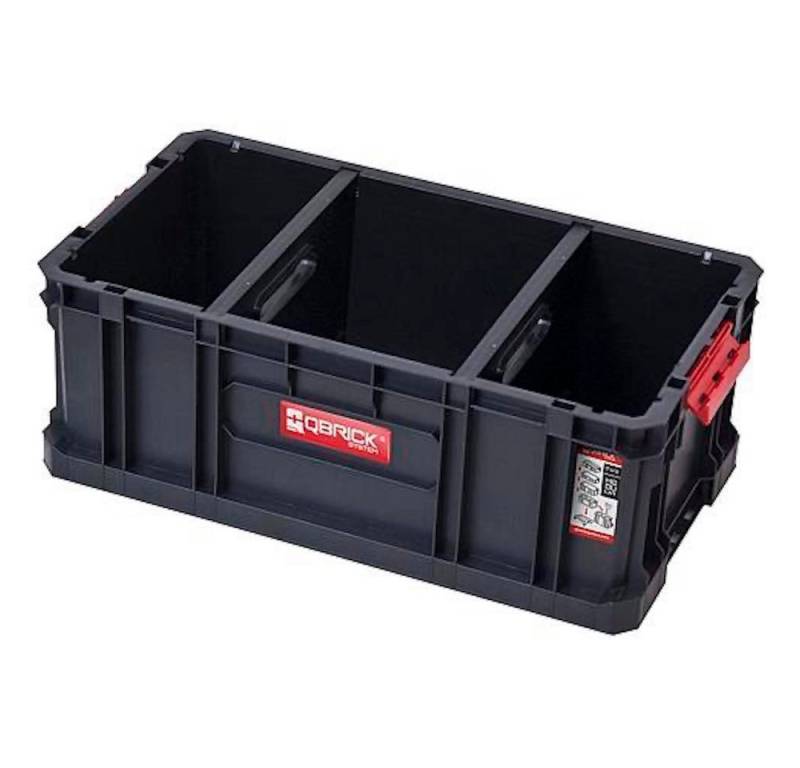 QBRICK System Werkzeugbox Werkzeugkasten TWO, HxBxT 29,5x53x19,5cm, Mit Deck- & Frontgriff von QBRICK System