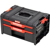 System pro Drawer 2 Toolbox 2.0 Basic stapelbar 450 x 310 x 244 mm 4,5 l 9,5 l IP54 mit zwei Schubläden 5 Trennwänden - Qbrick von QBRICK