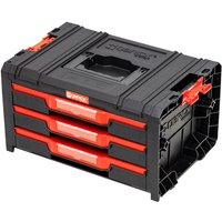 System pro Drawer 3 Toolbox 2.0 Basic stapelbar 450 x 310 x 244 mm 3x 4,5 l IP54 mit drei Schubläden 9 Inlays - Qbrick von QBRICK