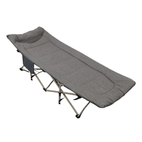 QBSHLHT Leicht zu montieren Graues Klappbett for den Außenbereich, bequem und langlebig, geeignet for den Heim- und Außenbereich - Perfekt für kleine Räume(Gray) von QBSHLHT