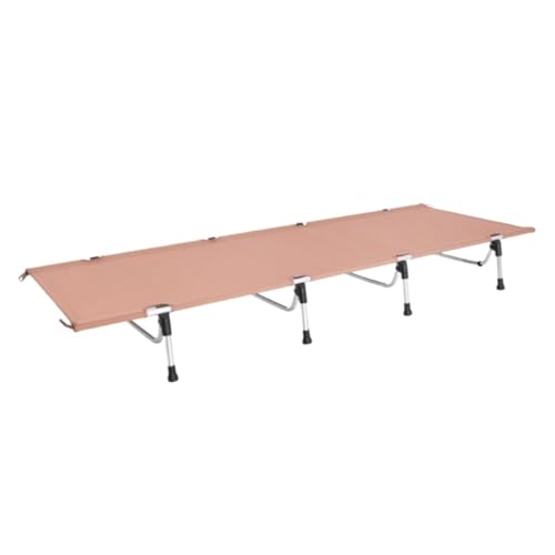 QBSHLHT Leicht zu montieren Klappbett Outdoor Klappbett Aluminiumlegierung Klappbares Tragbares Bett Schlafsofa Selbstfahrendes Camping-Feldbett - Perfekt für kleine Räume(Green) von QBSHLHT