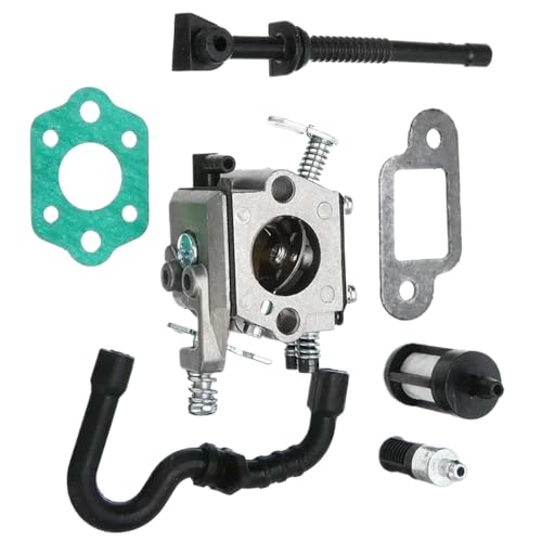 017 018 MS170 MS180 Kettensägen -Vergaser -Austausch -Teile kompatibel mit elektrischen Kettensägen und Elektrowerkzeugen von QBVHAEPY