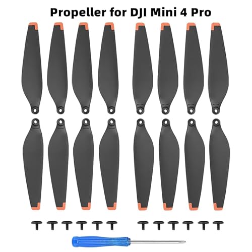 6030f Drone Requisis Ersatzleichter Flügelventilatoren PC Ersatzteile kompatibel mit 4 Pro -Zubehör(4PAIRS) von QBVHAEPY
