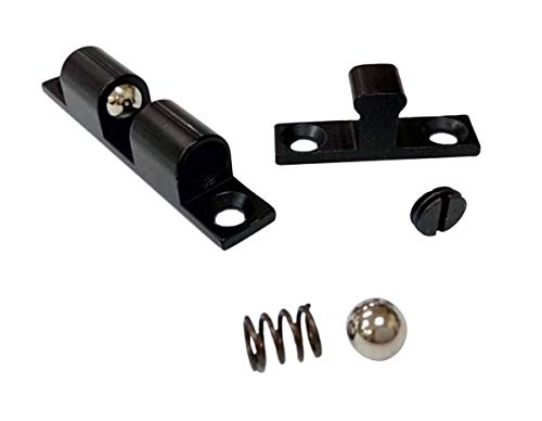 QCAA Doppelkugelschnäpper aus massivem Messing, 44 mm, mit #304 Edelstahlkugel und Zugfeder, mattschwarz, 12 Stück, hergestellt in Taiwan QCAA Doppelkugelschnäpper aus massivem Messing, 44 mm, mit #304 Edelstahlkugel und Zugfeder, mattschwarz, 12 Stück, hergestellt in Taiwan von QCAA