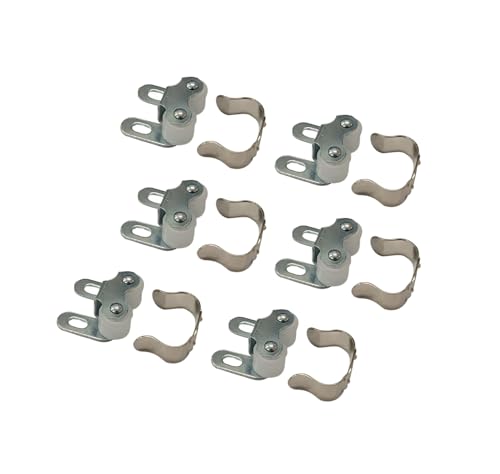 QCAA Reibungsrollenschnäpper für Wohnmobil und Wohnmobil, satiniertes Nickel, hergestellt in Taiwan, 6 Stück QCAA Reibungsrollenschnäpper für Wohnmobil und Wohnmobil, satiniertes Nickel, hergestellt in Taiwan, 6 Stück von QCAA