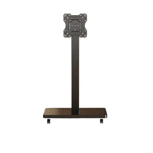 TV-Ständer Mit Rädern, for 10-43-Zoll-Fernseher Und PCs, Tragbarer Mobiler TV-Wagen Auf Rädern, Universeller Bodenständer, Rollender TV-Ständer Mit Schwenkbarer Halterung for Ecken(Black) von QCEJVNXZL