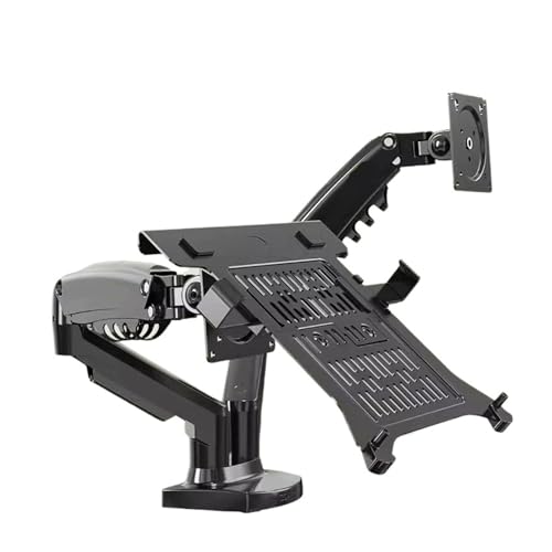 Verstellbarer TV-Ständer F160 10-17,3 Zoll Laptop-Halterung 360 Grad Drehbar 10-27 Zoll Air Press Motion Strut LCD-TV-Tischbildschirmständer Monitor-Schreibtischstütze(With usb cable) von QCEJVNXZL