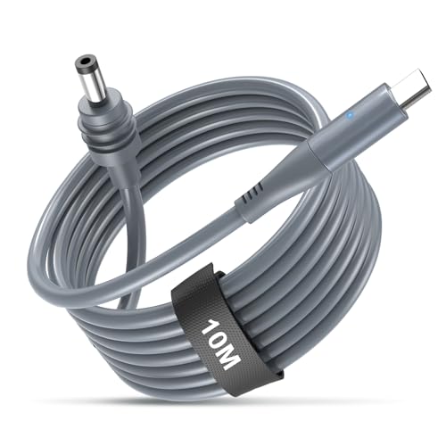 QCHMM Starlink Mini Kabel 10M USB C auf DC Netzkabel 100W Eingang USB Typ C auf DC Kabel für Power Bank 65 W + PD-Quelle von QCHMM