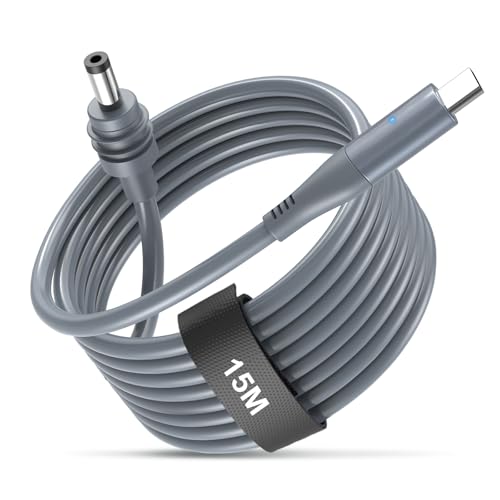QCHMM Starlink Mini USB C zu DC Stromkabel, Starlink Mini-Kabel 15M, 100 W Eingang, Wasserdichtes, kompatibel mit 65 W+ Power Bank von QCHMM