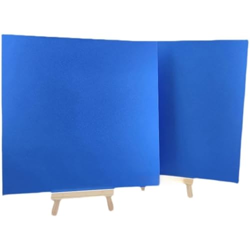 Anodierte Aluminiumplatte, 5052 Aluminium, sandgestrahltes Metallblech, mehrfarbig, 100 x 100 mm – 300 x 300 mm, 0,8 – 2 mm Dicke, 2 Stück(Blue,200x300x0.8mm) von QCKNKMGG