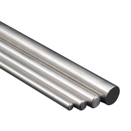 Edelstahl, Edelstahl 304 Massive Rundstange Linearwelle 1 Stück 25x(100-800) mm von QCKNKMGG