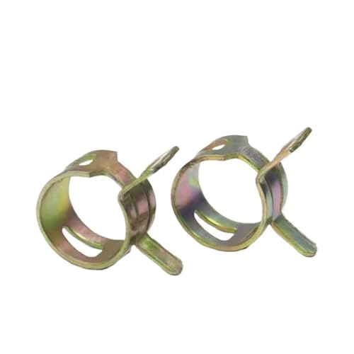 Federschlauchklemmen, 10 Pcs 4mm-24mm Metallic Automotive Vakuum Schlauch Frühling Clip(17mm 10pcs) von QCKNKMGG