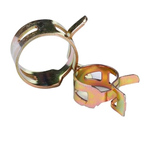 Federschlauchklemmen, Federschlauchschelle M5-M25 Metallic 2-30 Stück for Kraftstoffleitung Silikon Vakuum Niederdruck Luft(M11 (20pcs)) von QCKNKMGG