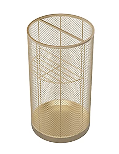QCKNKMGG Der Regenschirm, Regenschirm Rack Halter Korb Stehen Metall Mesh Multicolor Mehrere Größen(Gold,30cm x 55cm) von QCKNKMGG