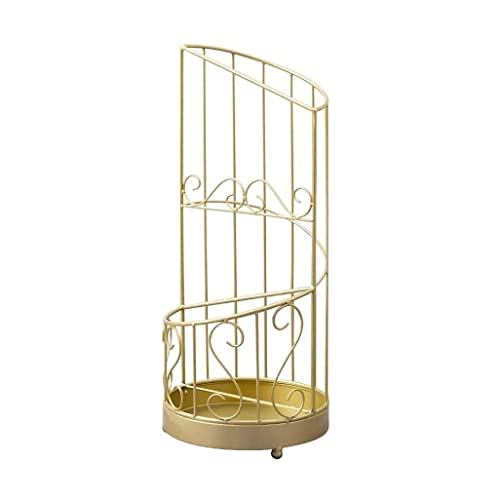 QCKNKMGG Der Regenschirm, Regenschirm Rack Halter Stehen Organizer Eimer Metall for Home Hotel Eingang von QCKNKMGG