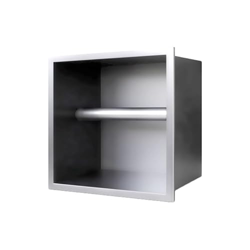 QCKNKMGG Edelstahl, Edelstahl-Badezimmer-Duschnische mit Mülleimer, Keine Fliesen erforderlich, Grau, mehrere Größen(20x20x14cm) von QCKNKMGG