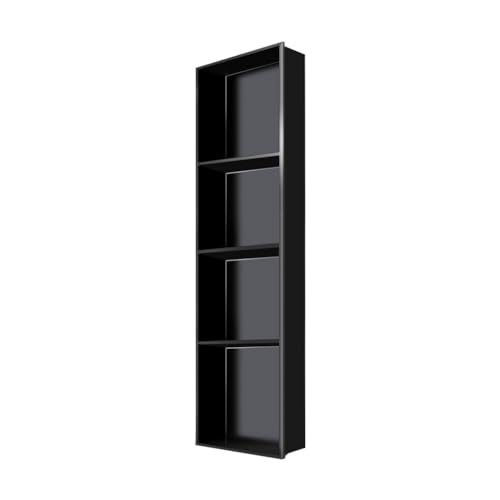 QCKNKMGG Edelstahl, Edelstahl-Duschaufbewahrungsnische, Badezimmer-Wand-Organizer, Keine Fliesen erforderlich, Mehrfarbig, mehrere Größen(Black,120x28x12.5cm) von QCKNKMGG