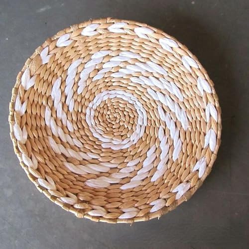 QCKNKMGG Meeresfrüchte, Stroh-Wandbehangplatte, Mehrfarbig, mehrere Größen(N,Diameter 20cm) von QCKNKMGG