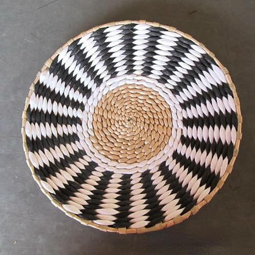 QCKNKMGG Meeresfrüchte, Stroh-Wandbehangplatte, Mehrfarbig, mehrere Größen(O,Diameter 20cm) von QCKNKMGG