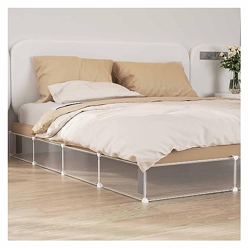 QCKNKMGG Möbel-Spielzeugblockierer, Blocker for unter Sofa und Bett, for Spielzeug und Haustiere, transparent, 210–280 cm Länge, 18 cm Höhe(L 260CM) von QCKNKMGG