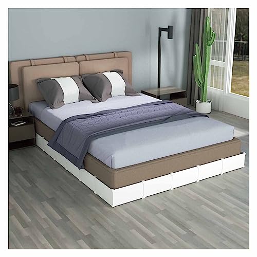 QCKNKMGG Möbel-Spielzeugblockierer, Spielzeugblocker unter Sofa, Bett, Möbel, weiß, 125–215 cm Länge, 18–21 cm Höhe, Harz, Haustierbarriere(215cm/84.6'',H 21CM/8.2'') von QCKNKMGG