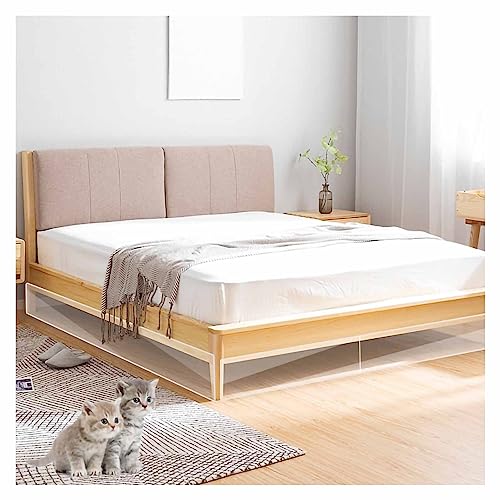 QCKNKMGG Möbel-Spielzeugblockierer, Unter Sofa Bett Blocker Transparent 80/100/120cm x 10-30cm Mit Doppelseitigem Klebeband Pet Barriere(L 100cm,H 22cm) von QCKNKMGG