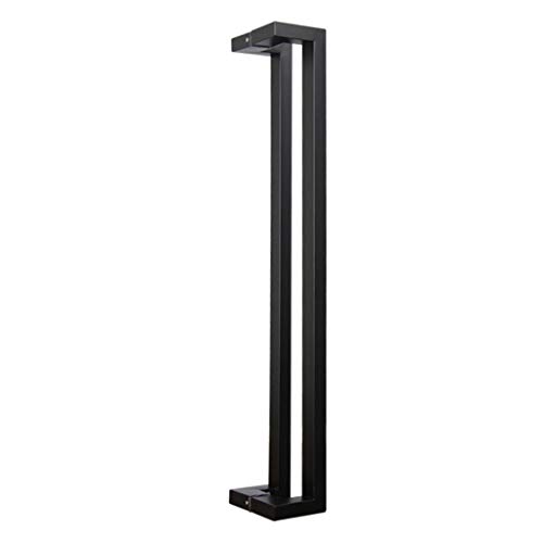 QCKNKMGG Push-Pull-Türgriff aus Edelstahl, Doppelseitiger Schiebetürgriff-Hardware-Kit for Scheunentore, 2er-Pack, in mehreren Farben und Größen(Silver,42.5 cm (17 Inch)) von QCKNKMGG