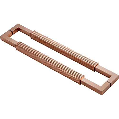 QCKNKMGG Push-Pull-Türgriff aus Edelstahl, Rechteckiger Türgriff aus Edelstahl, 2er-Pack, mehrfarbig, mehrere Größen(Pink,80Cm/32Inch) von QCKNKMGG