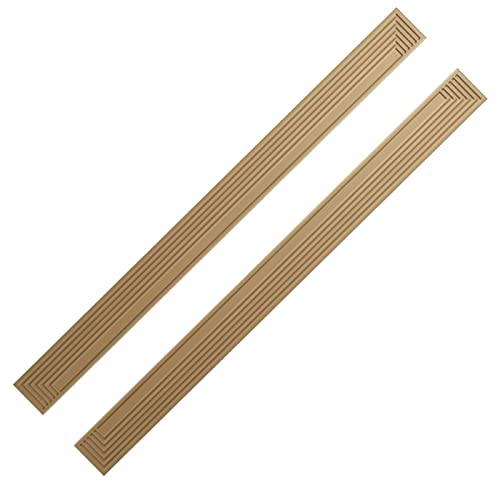 QCKNKMGG Push-Pull-Türgriff aus Edelstahl, Schiebeglas und Scheunentor zieht H-Form Aluminium-Pack von 2 Multicolor mehrere Größen(Bronze d,100Cm (39")) von QCKNKMGG