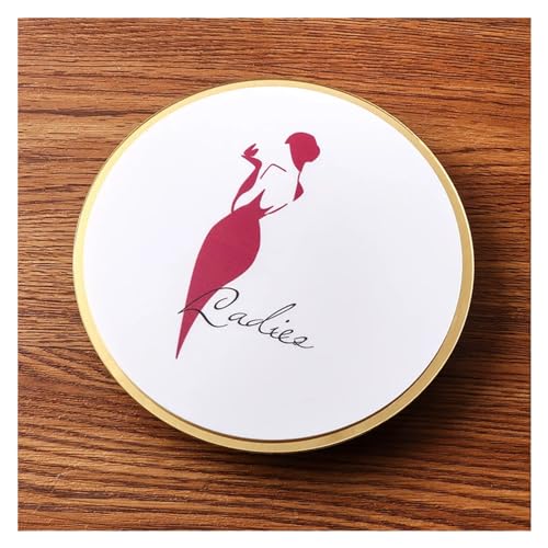 Selbstklebendes Toilettenzeichen, Selbstklebendes Toilettenschild, Toilettentürschild, 15 x 15 cm oder 20 x 20 cm(5,20cm x 20cm) von QCKNKMGG