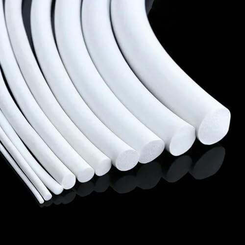 runde, ausgefüllte Gummi-Schaumdichtungen, PU-Schaum-Backer Rod Dichtungsstreifen weiß 1-25 mm Durchmesser 1 3 5 Meter(Diameter 18mm,1 meter) von QCKNKMGG