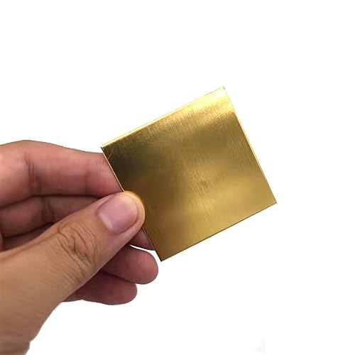 und Kupferplatten, Messingblech 1 mm H62 Messing Sondergrößen erhältlich(1x50x100mm 1pc) von QCKNKMGG