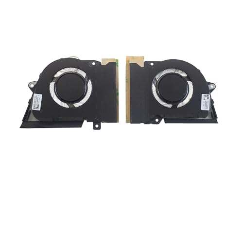 QCKRTAU Laptop-CPU-GPU-Lüfter, Kompatibel Mit Asus, Zephyrus G14 GA401Q GA401QEC GA401QM R9 5900HS RTX 3050 3060 13NR05S0AP0201 13NR05S0AP0101(CPU GPU Fan) von QCKRTAU