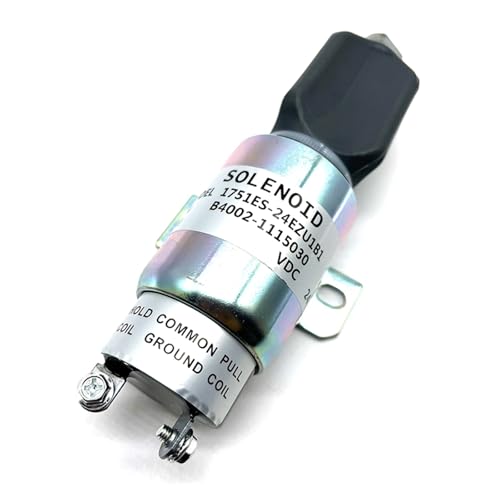 24V Kraftstoff Abgeschaltet Stop Magnet B4002-1115030 1751-24E7U1B1S5 SA-3796-24 for 6CT 8,3 L Motor Komatsu PC60-7 PC120-7 von QDEIDEDT