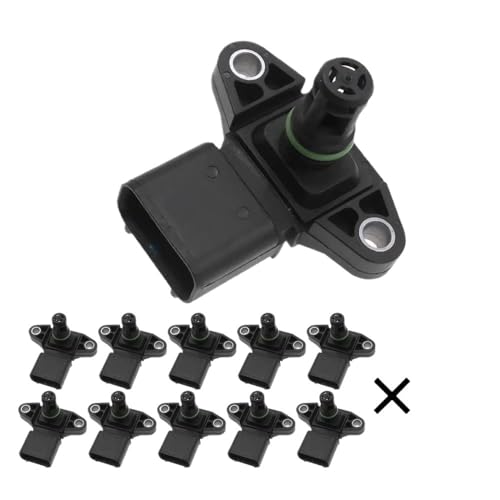 Ansaugluftkrümmerdruck-MAP-Sensor 1C1A-9F479-AA, 4138350, 1C1A9F479AA/Passend for Ford Jaguar Mondeo Transit 2000-2009 2.0L 2.4L(10 pcs) von QDEIDEDT