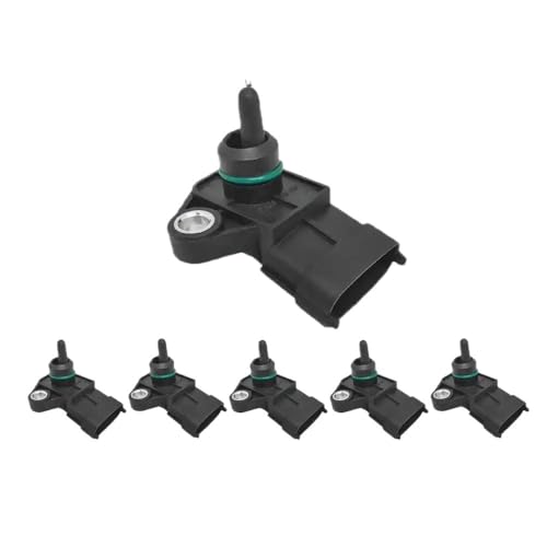 KARTE Manifold Air Druck Sensor & Stecker 393002B000 39300-2B000 /Fit for Hyundai Equus Accent Elantra Sonata Kia Sportage Rio Optima(5 pcs sensors) von QDEIDEDT