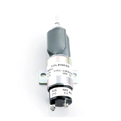 Kraftstoffabschaltmagnet 1751-12E2U1B1 SA-4984-12 1751-12E2U1B1S Ersatz for 2001 2003 Genie Lift Stop-Magnet 12VDC von QDEIDEDT