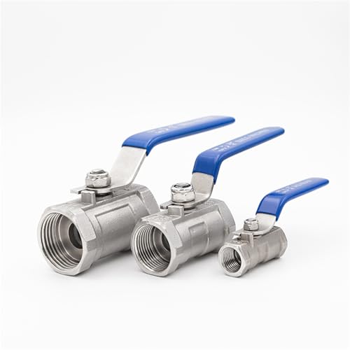 Kugelhahn aus Edelstahl 304, 1/4 Zoll, 3/8 Zoll, 1/2 Zoll, 3/4 Zoll, 1 Zoll, 1-1/4 Zoll, 1-1/2 Zoll, Innengewinde BSP(1-1/2") von QDEIDEDT