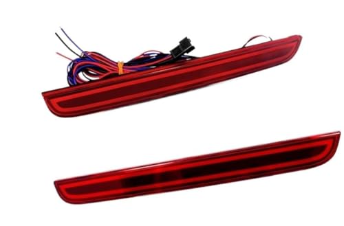 QDFGNKBAI Auto Rücklicht-Komplettsets für Dodge Challenger 2015-2019 2020 2021 2022 2023 2024, Rückleuchten Montage Bremslicht Blinker Links Rechts Ersatz Zubehör,A/Red von QDFGNKBAI