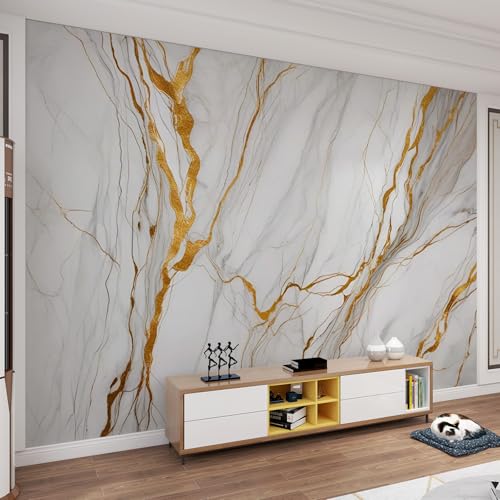 Goldene Unregelmäßige Linien Wandbilder Weißer Einfacher Abstrakter Marmor 3D Wandbilder Tapete Wandaufkleber Verschleißfest Hohe Robustheit für Familie Kollegen Ihr Kind Erwachsene - 200 x 140 cm Goldene Unregelmäßige Linien Wandbilder Weißer Einfacher Abstrakter Marmor 3D Wandbilder Tapete Wandaufkleber Verschleißfest Hohe Robustheit für Familie Kollegen Ihr Kind Erwachsene - 200 x 140 cm von QDJKBL