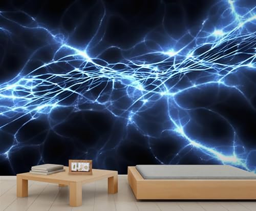QDJKBL Blitz-Tapete blau abstrakt Blitz-Tapete Wandbild nicht selbstklebend Natur-Wandmalerei HD-Druck Wandbilder für Wände Wohnzimmer Schlafzimmer 100 x 70 cm QDJKBL Blitz-Tapete blau abstrakt Blitz-Tapete Wandbild nicht selbstklebend Natur-Wandmalerei HD-Druck Wandbilder für Wände Wohnzimmer Schlafzimmer 100 x 70 cm von QDJKBL