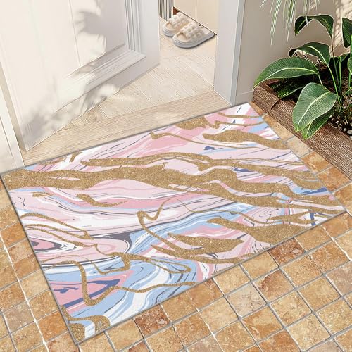 QDJKBL Teppiche Aus Vergoldetem Marmor Luxuriöser Teppich Mit Abstrakter Marmorstruktur Aquarell-Ölgemälde Graffiti-Teppich Moderner Weicher Teppiche für Schlafzimmer Café Büro Fußmatten 60x90 cm QDJKBL Teppiche Aus Vergoldetem Marmor Luxuriöser Teppich Mit Abstrakter Marmorstruktur Aquarell-Ölgemälde Graffiti-Teppich Moderner Weicher Teppiche für Schlafzimmer Café Büro Fußmatten 60x90 cm von QDJKBL